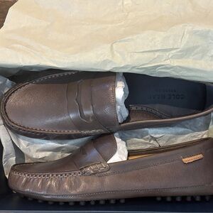Cole Haan Dark Brown Leather Loafers